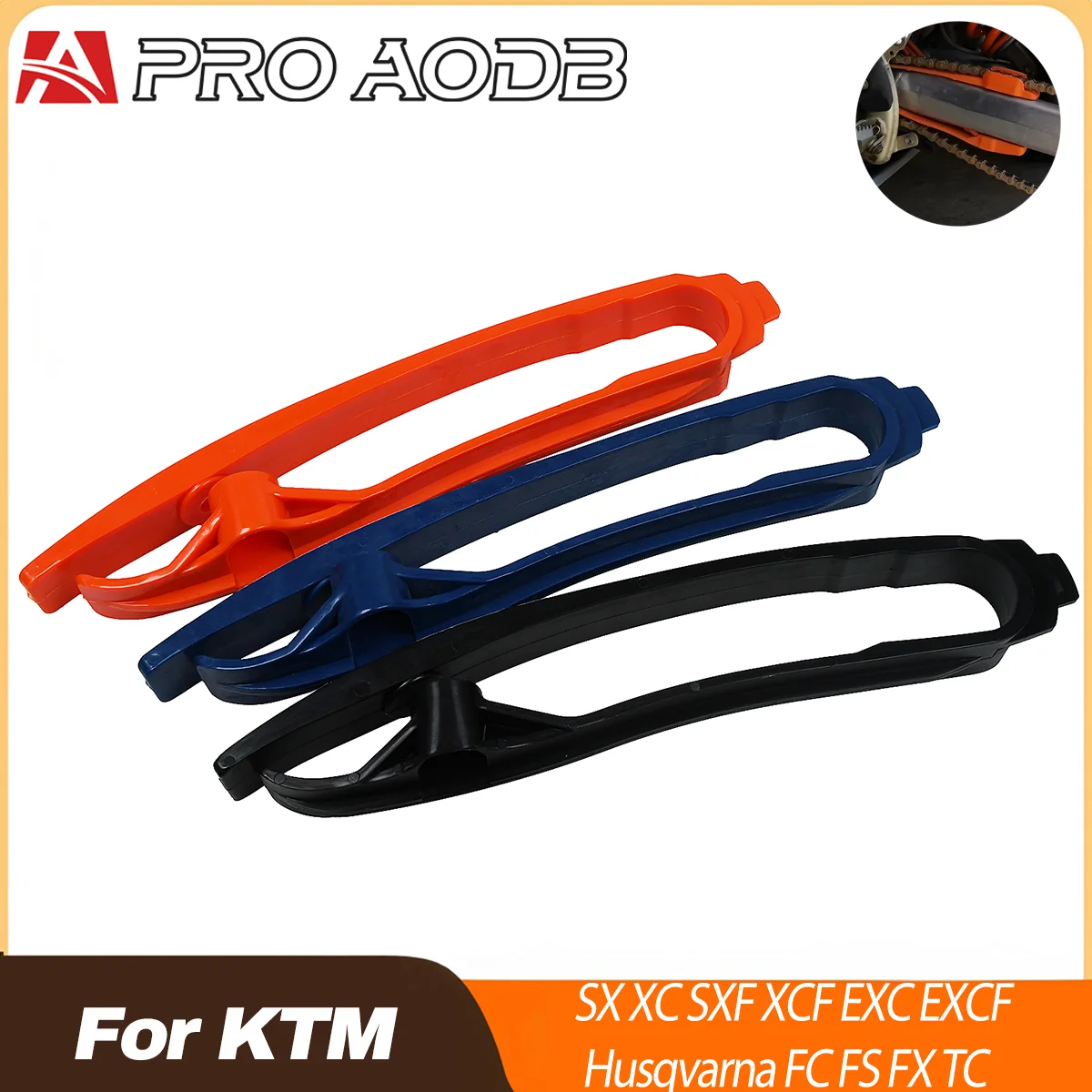 Dirt Bike Swing Arm Chain Slider Protector Guide For KTM SX SXF XC XCF EXC EXCF Husqvarna FC FE FS FX TC TE  Motocross Accessori