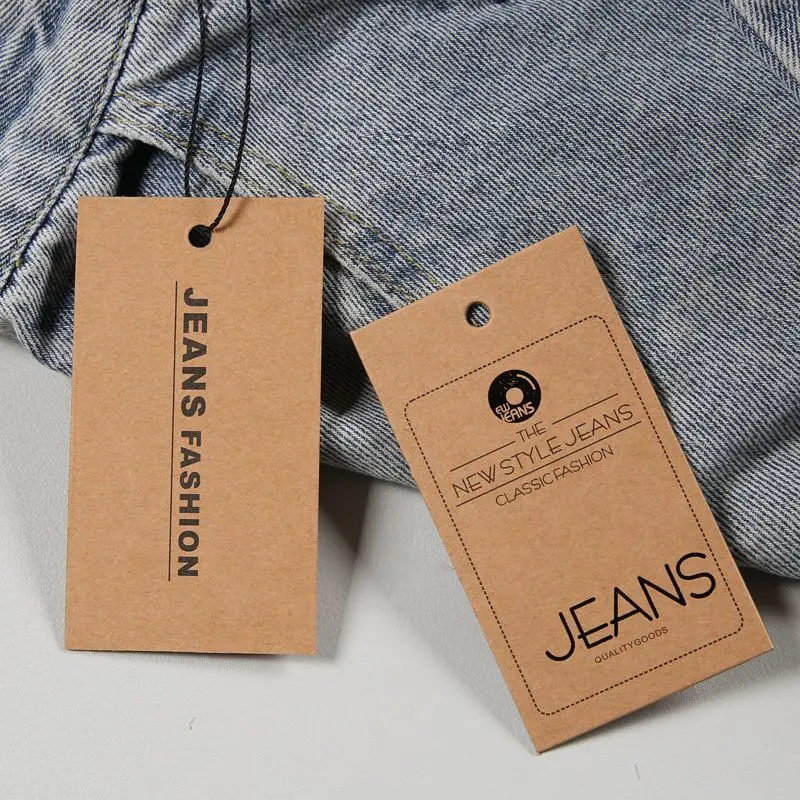 Aangepast Product, China Hang Ontwerp Hangtag Label Kleding Tags Op Maat Voor Kleding