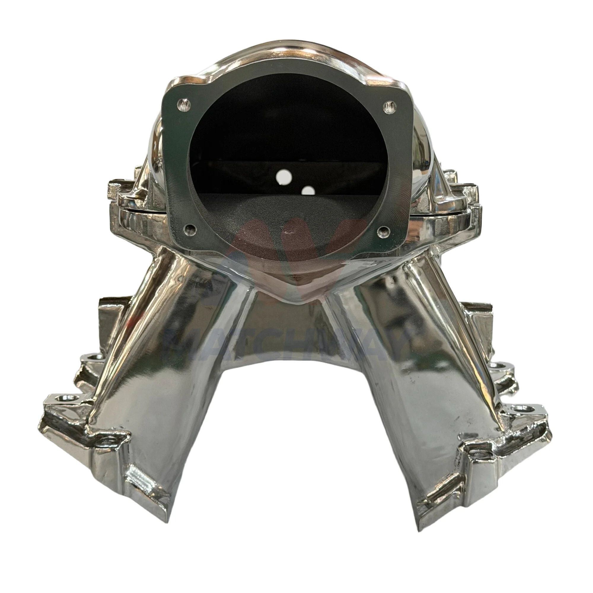 Polished Aluminum LS Lo-Ram EFI Intake Manifold for GM Chevy LS1/LS2/LS6 Engine with Fuel Rail Kits