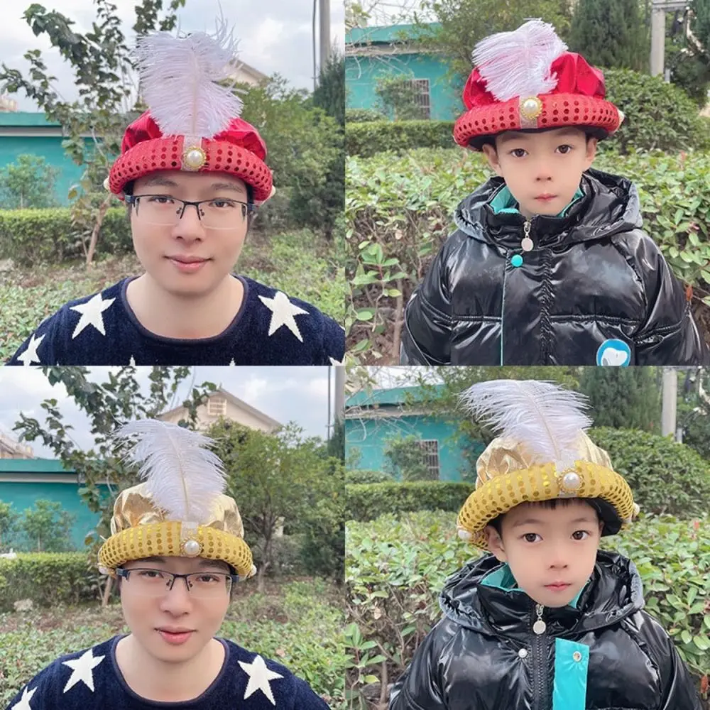 أغطية الرأس قبعة هندية خوذة فستان بتصميم حالم قبعات عمامة السلطان لعب الأدوار للأطفال البالغين أغطية الرأس العربية للرجال والنساء