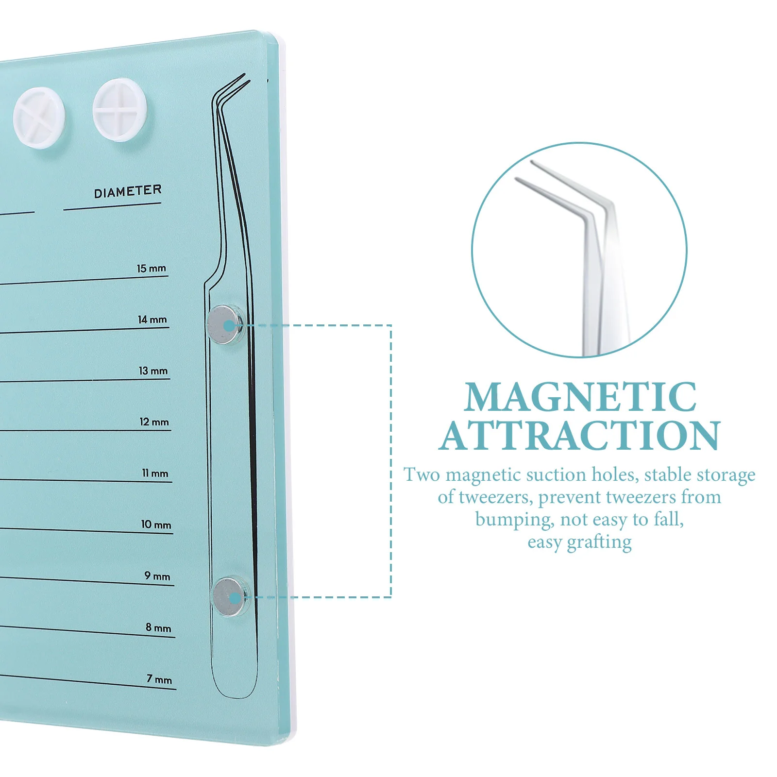 磁気まつげボード用品,つけまつげ,拡大トレイ,アクリル接ぎ木ツール,偽の魅力