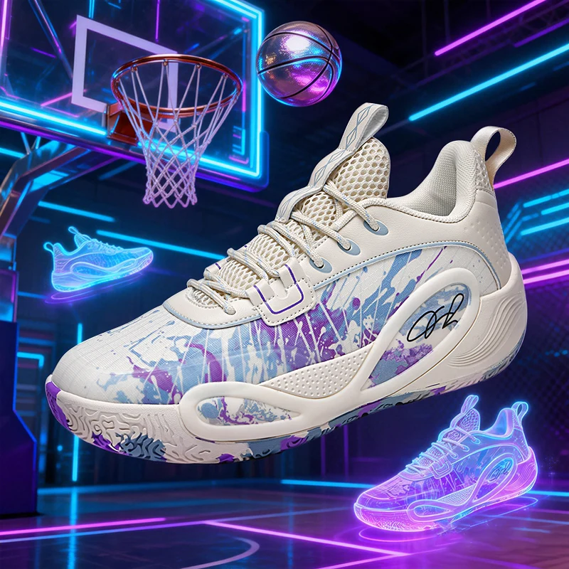 

Баскетбольные кроссовки для мальчиков 2026 года, низкие | Кроссовки для средней школы с амортизацией, отскоком и износостойкостью, со звуком (пищалкой)