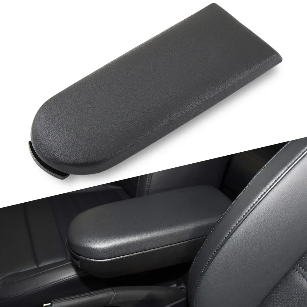 Leather Fit for Volkswagen VW Jetta Golf 4 MK4 BORA Passat B5 Beetle Polo 6R 9N Car Armrest Latch Lid Center Console Cover Cap view 5