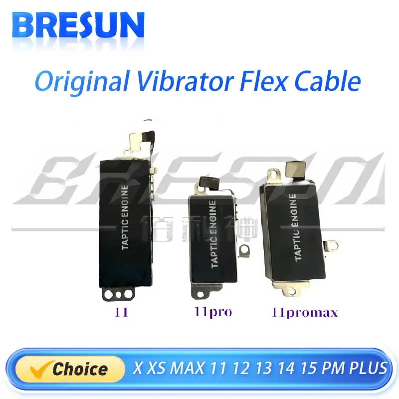 Vibration Motor cell phone Vibration For iPhone 15 14 13 12 11 Pro Max, X, XS, XR, XSM, Silent Motor Module, Flex Cable Repair