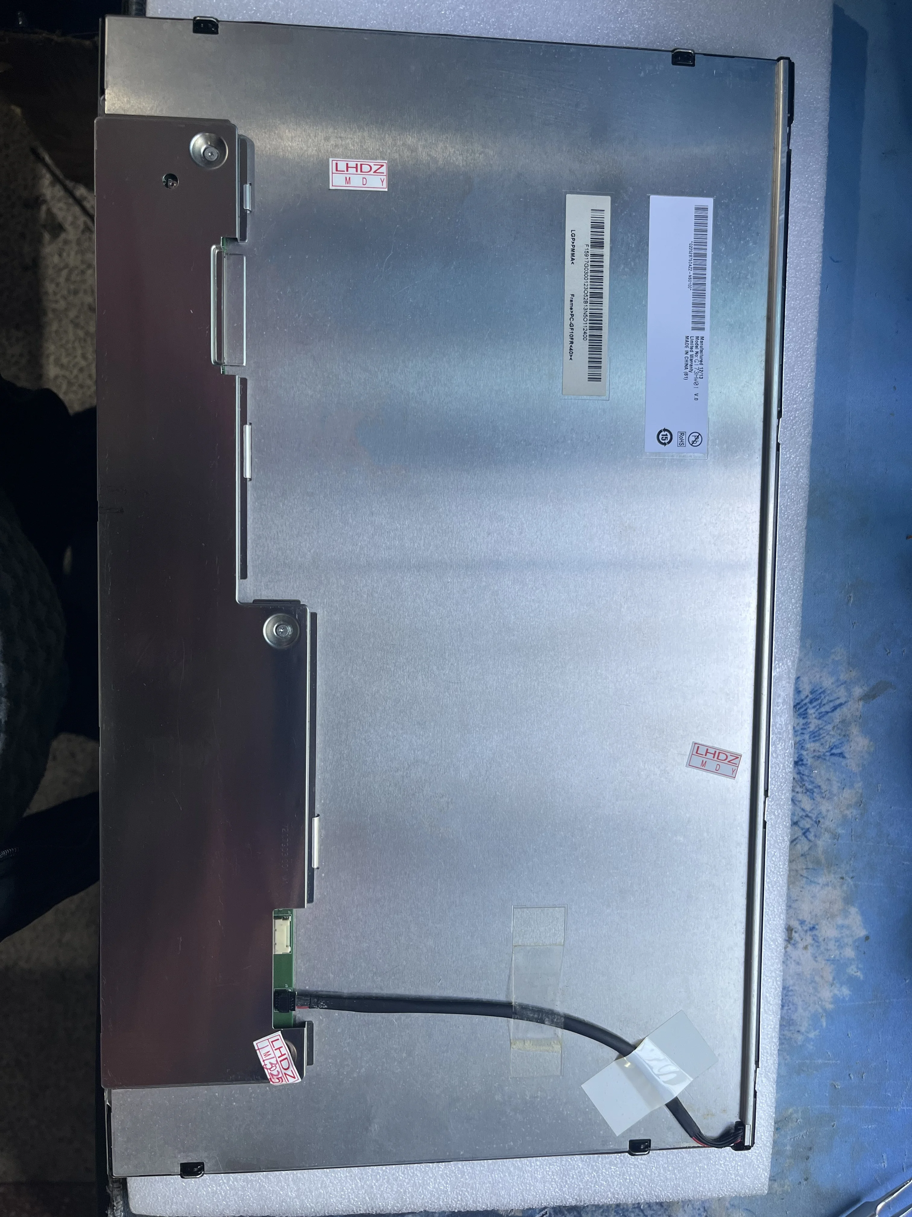 Panel de pantalla LCD G173HW01 V.0