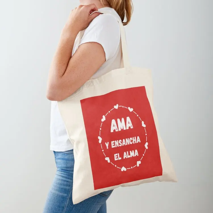 

Design Ama y Expand el alma Tote Bag tote bags aesthetic tote bag women Women's bag Gift