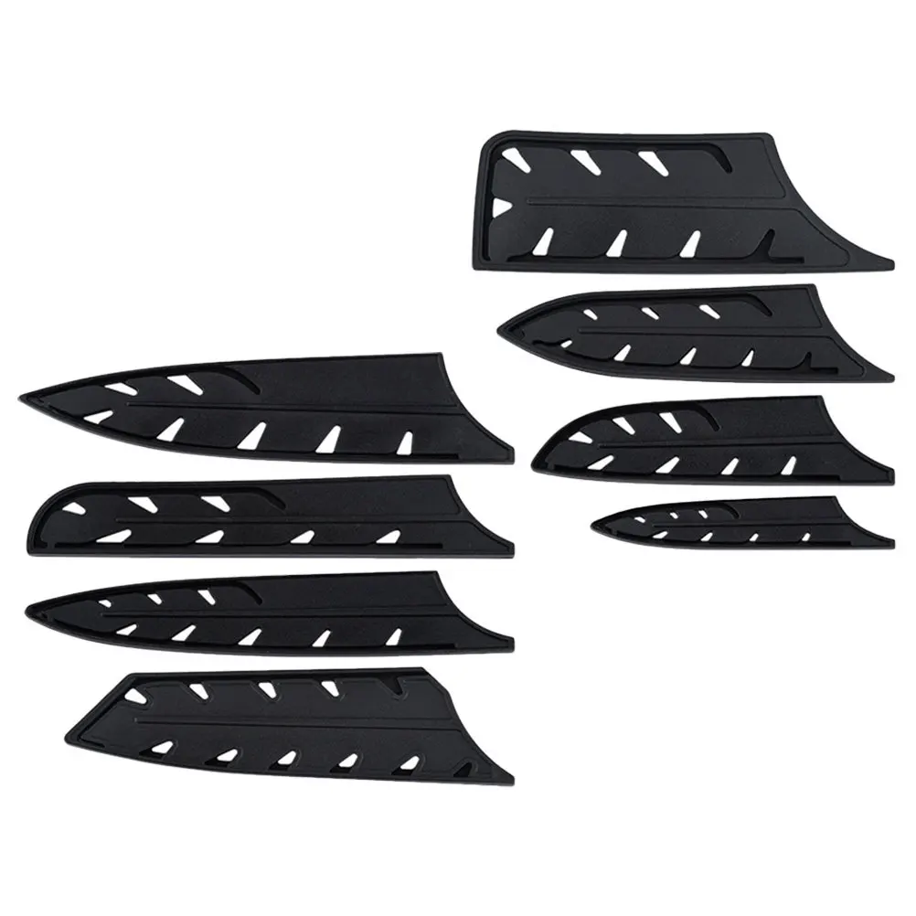 Protectores de cortador universales, diseño Simple, uso seguro, herramienta de cocina, accesorio, cortador, cuchillos horizontales de cocina, 8 Uds.