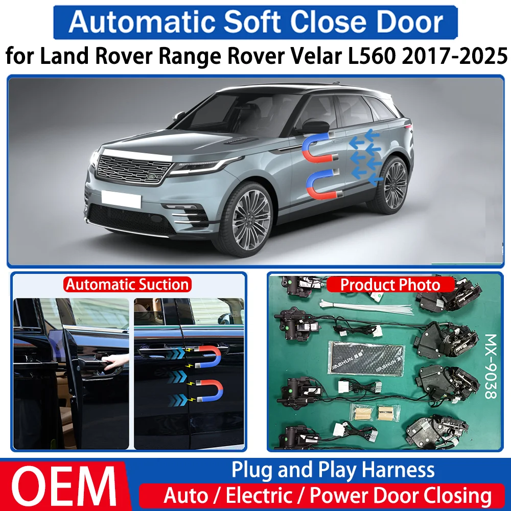 

for Land Rover Range Rover Velar L560 2017-2025 Car OEM Automatic Soft Close Door Electric Suction Kit Auto Power Closing System