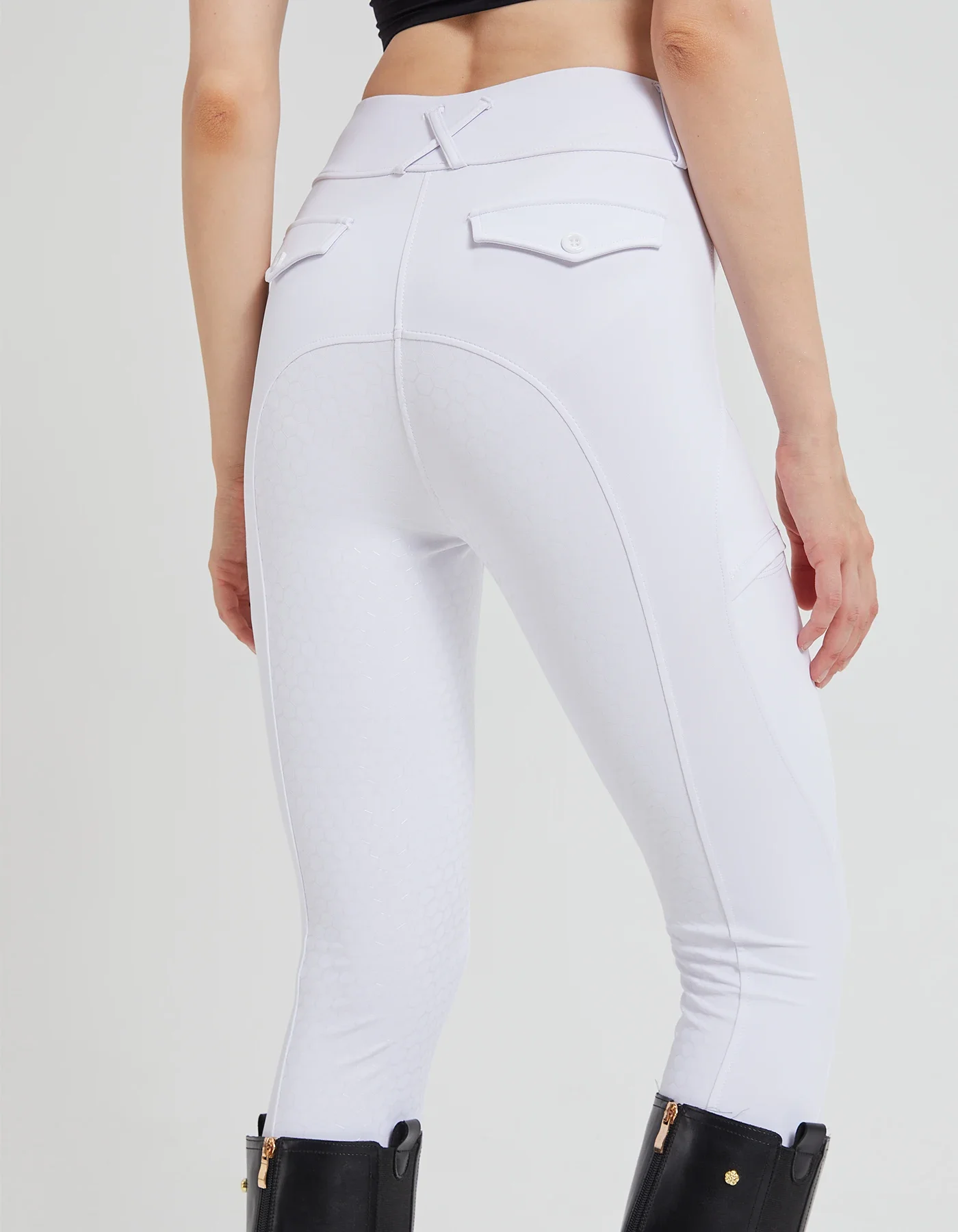 Pantaloni da equitazione da donna Pantaloni a sedile intero Collant da scuola equestre Abbigliamento sportivo da esterno Abbigliamento da cavaliere