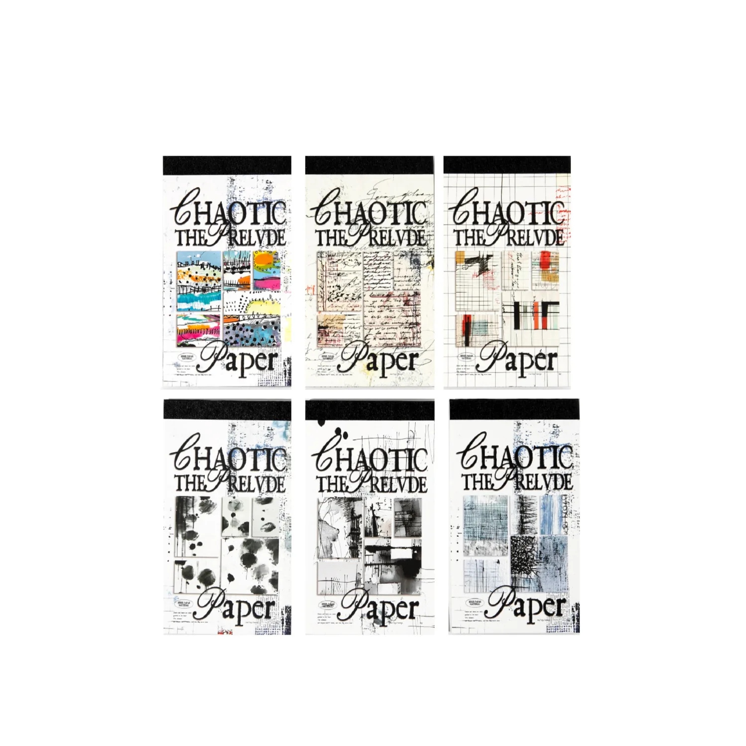 40 pz/lotto Taccuini Memo Materiale Carta Prologo Caotico Spazzatura Ufficiale Scrapbooking Retro Sfondo Decorazione di Carta