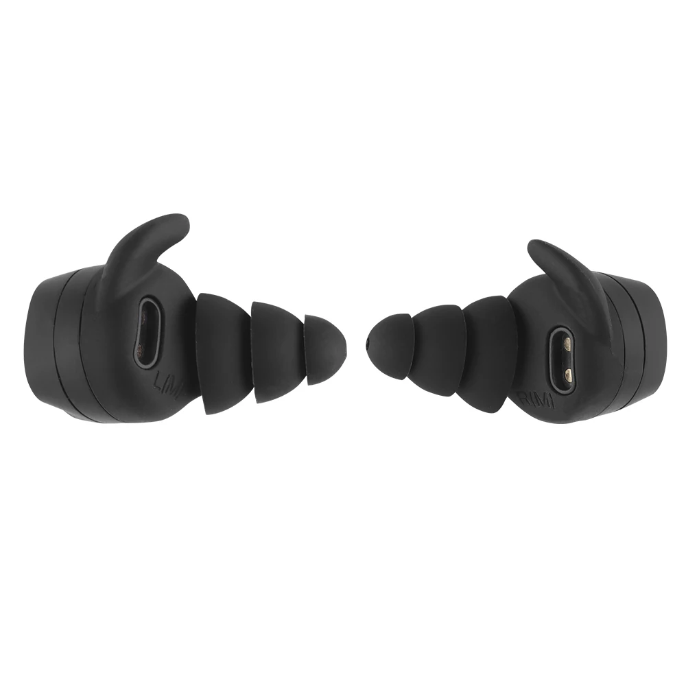 Tactical Bluetooth Earbuds Bluetooth 5.3 Connectivity Electronic Pickup Noise Canceling In-Ear Protective Communication Headset