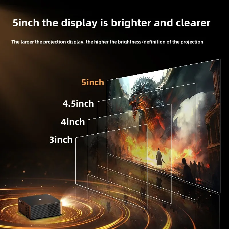 

MJY household ultra high definition smart phone laser projector