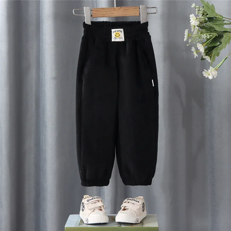ZOETOPKID Winter Jungen Warme Hosen Dicke Plus-Velours-Hosen Kinder Gepolsterte Baumwoll-Lange Hosen Herbst Teenager Lässige Cordhosen – Detail 15