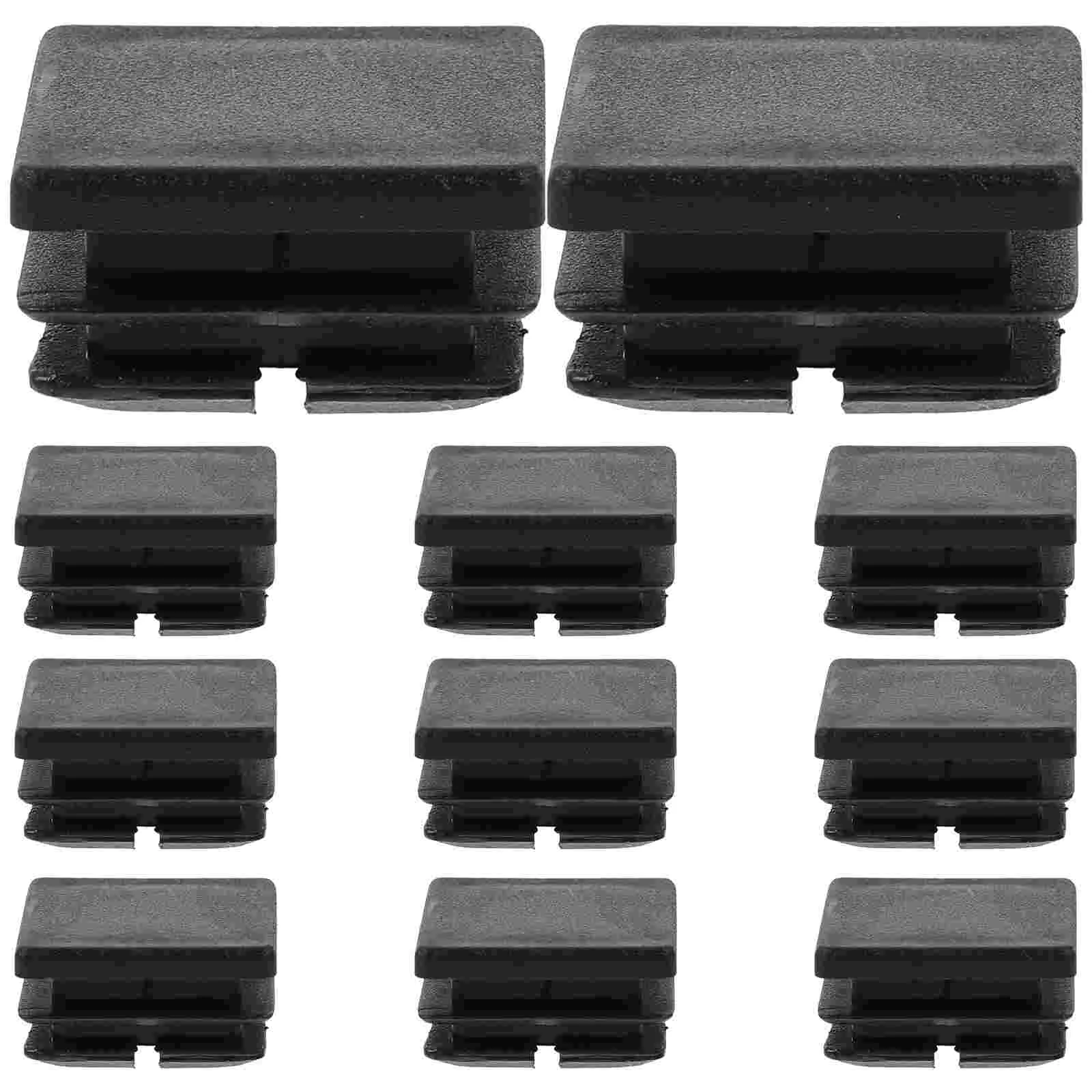 

12pcs Plastic End Caps for Tube Furniture Protector Chair Leg Insert Durable and Versatile Caps for Various Applications