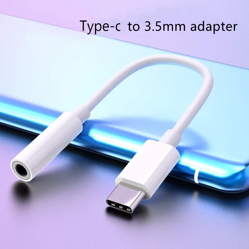 Type C To 3.5 Mm Adapter Type-C To 3.5mm Jack Audio Cable Digital Audio Supports Listening To Music Watching TV Voice Talking