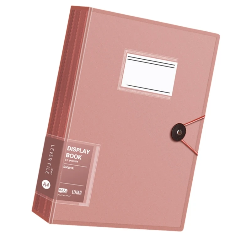 Document Folder with Protective Sleeve Display Book Presentation Display Folder