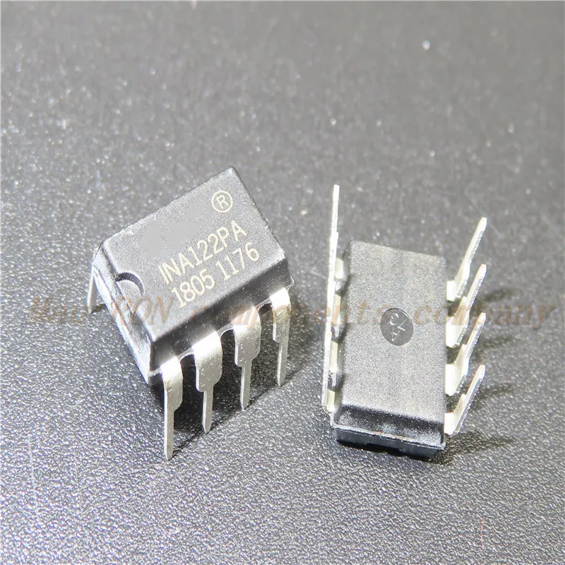 2PCS/LOT INA122PA DIP8 INA122P INA122 IC OPAMP INSTR 120KHZ DIP-8  New original  In Stock