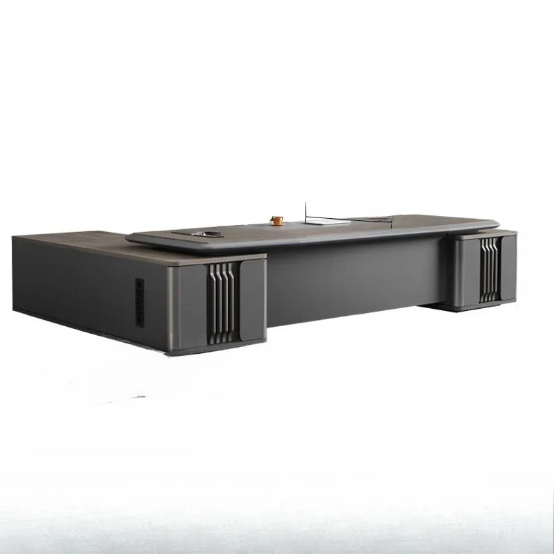 High-quality High-end desk office table and chair combination simple modern furniture