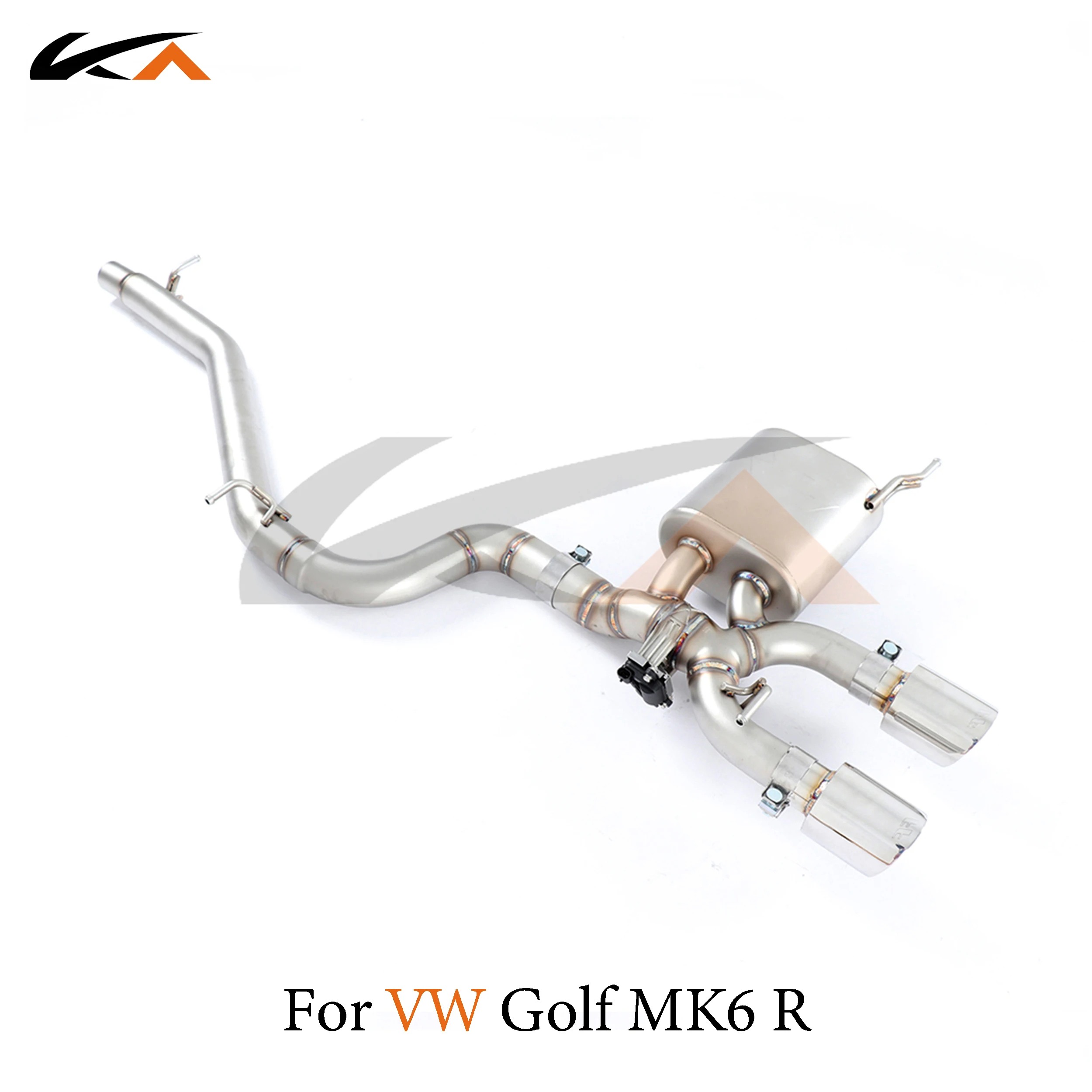 

KA Tuning exhaust system stainless catback for VW Golf MK6 R R20 rear section performance muffler valve