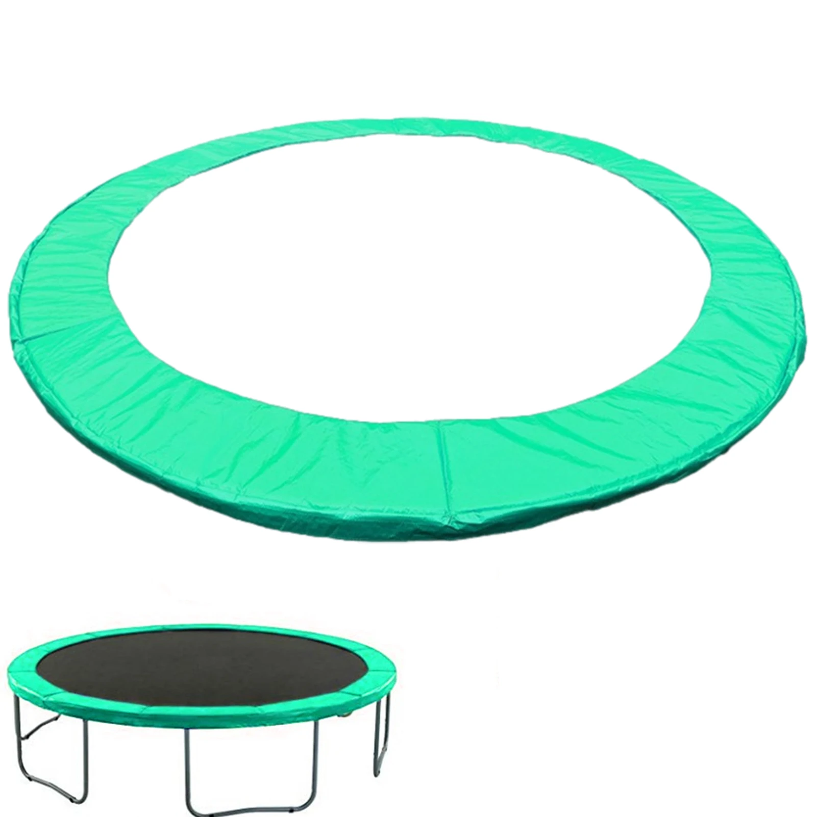 Waterproof Round Trampoline Replacement Safety Pad Spring Mat Cover Fits 6ft 8ft 10ft Frames Round Frame Cushion