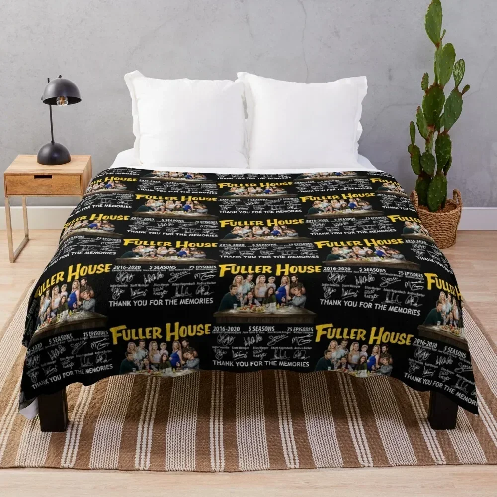 

Pretty Fuller House Thank You For The Memories Throw Blanket Shaggy Furry Soft Blanket for Bedroom Living Room