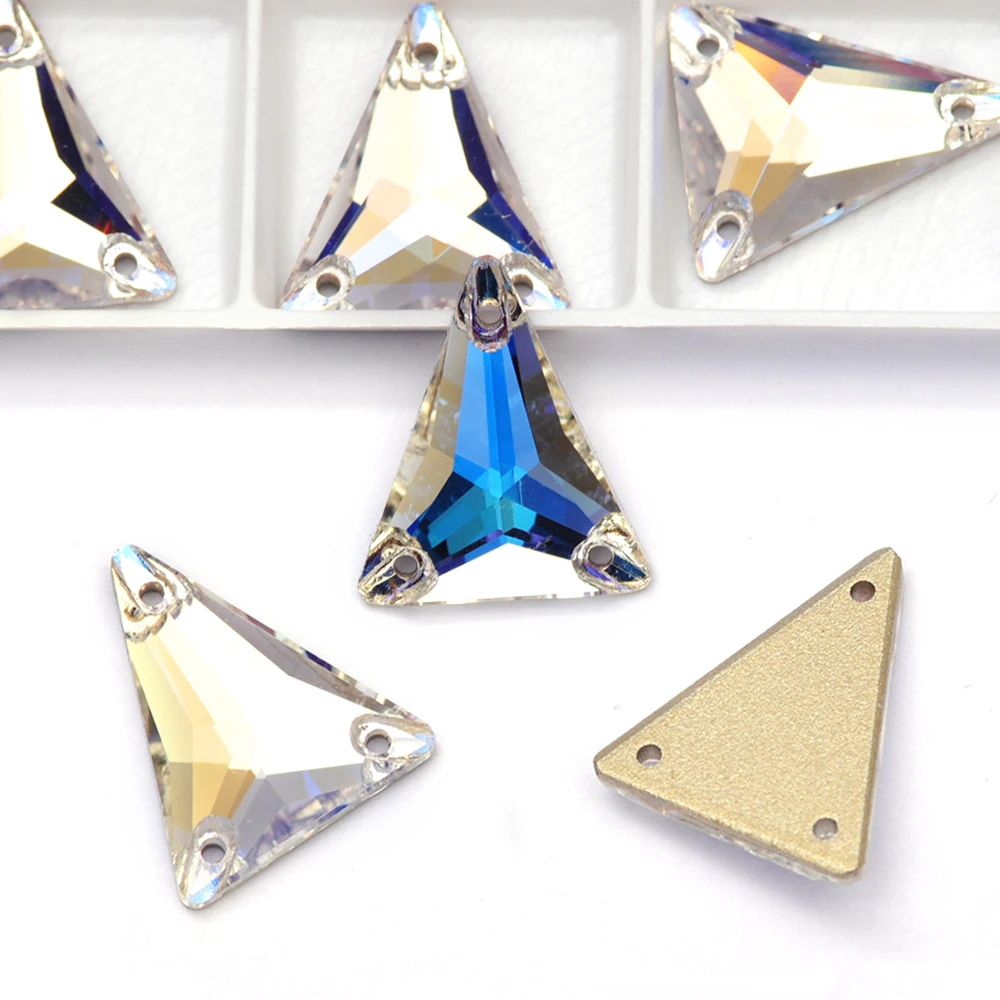 Pubrilex Moonlight All Shapes Aufnähbare Strasssteine Flache Kristalle für Handarbeiten zum Nähen von Strass für Eislaufanzüge, Gymnastikbekleidung und Accessoires – Detail 5