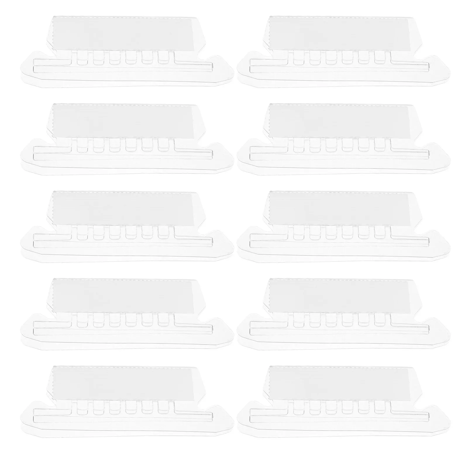 

50pcs Index For File Folders Clear Plastic Hanging Folder Labels Insertable Tabs Office Home Organization Filing System Divider