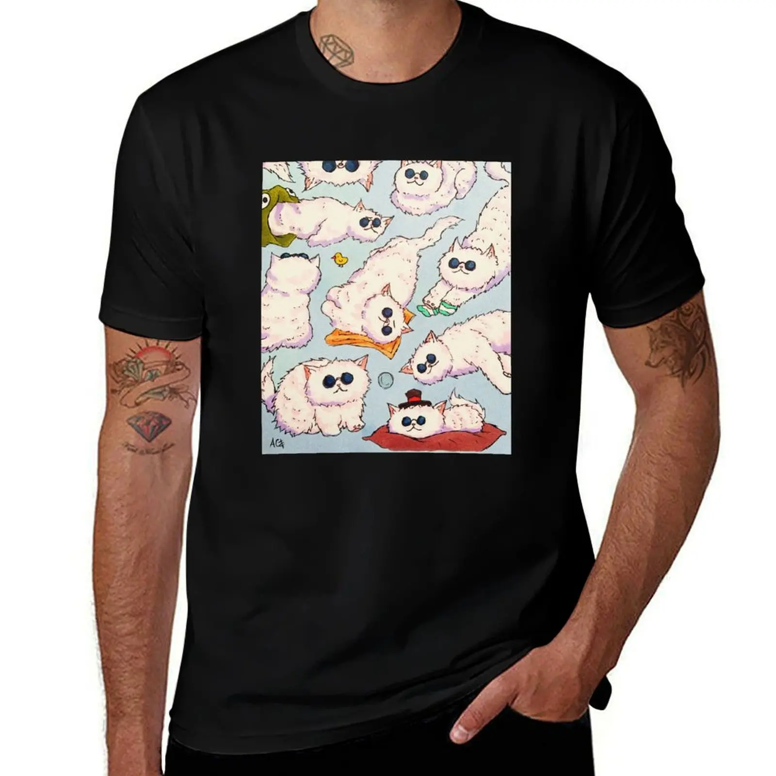 

Gojo Catoru the Gojo Cat T-Shirt Basic Tee Shirt for Everyday Outfit