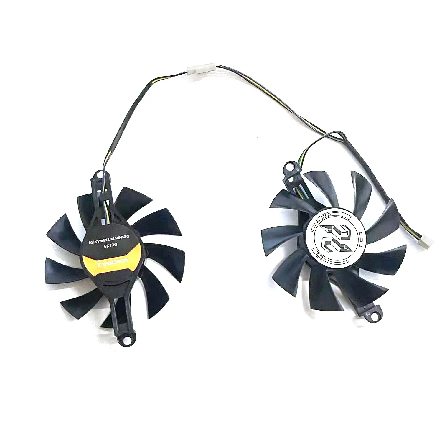 Brand new cooler fan 75MM 4PIN RX6600M GPU fan for PELADN RX600M 8GB graphics card AMD graphics card replacement