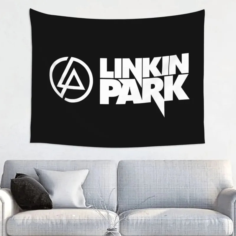 

Linkinpark Rock Tapestry Wall Hanging Hippie Tapestries Nu-Metal Boho Blanket Home Decor for Living Room Bedroom Wall Cloth