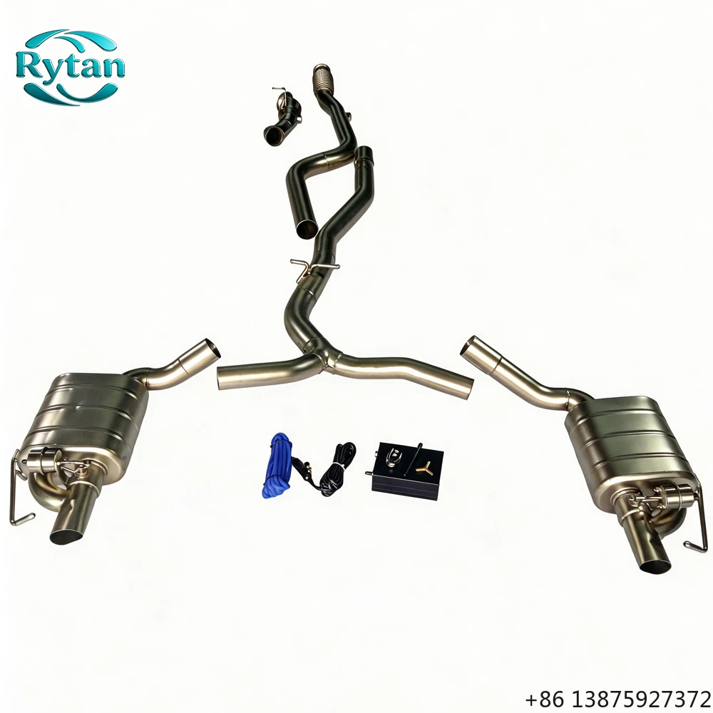 

Выхлопная система Rytan Performance Valved из нержавеющей стали с зеркальной полировкой, 1,5 мм, Catback для W205 C300