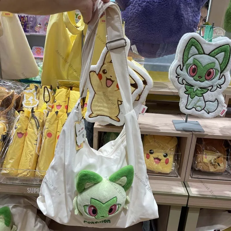 original-pokemon-plush-tote-bag-pikachu-sprigatito-soft-large-capacity-shoulder-handbag-daily-casual-outdoor-use-for-adults