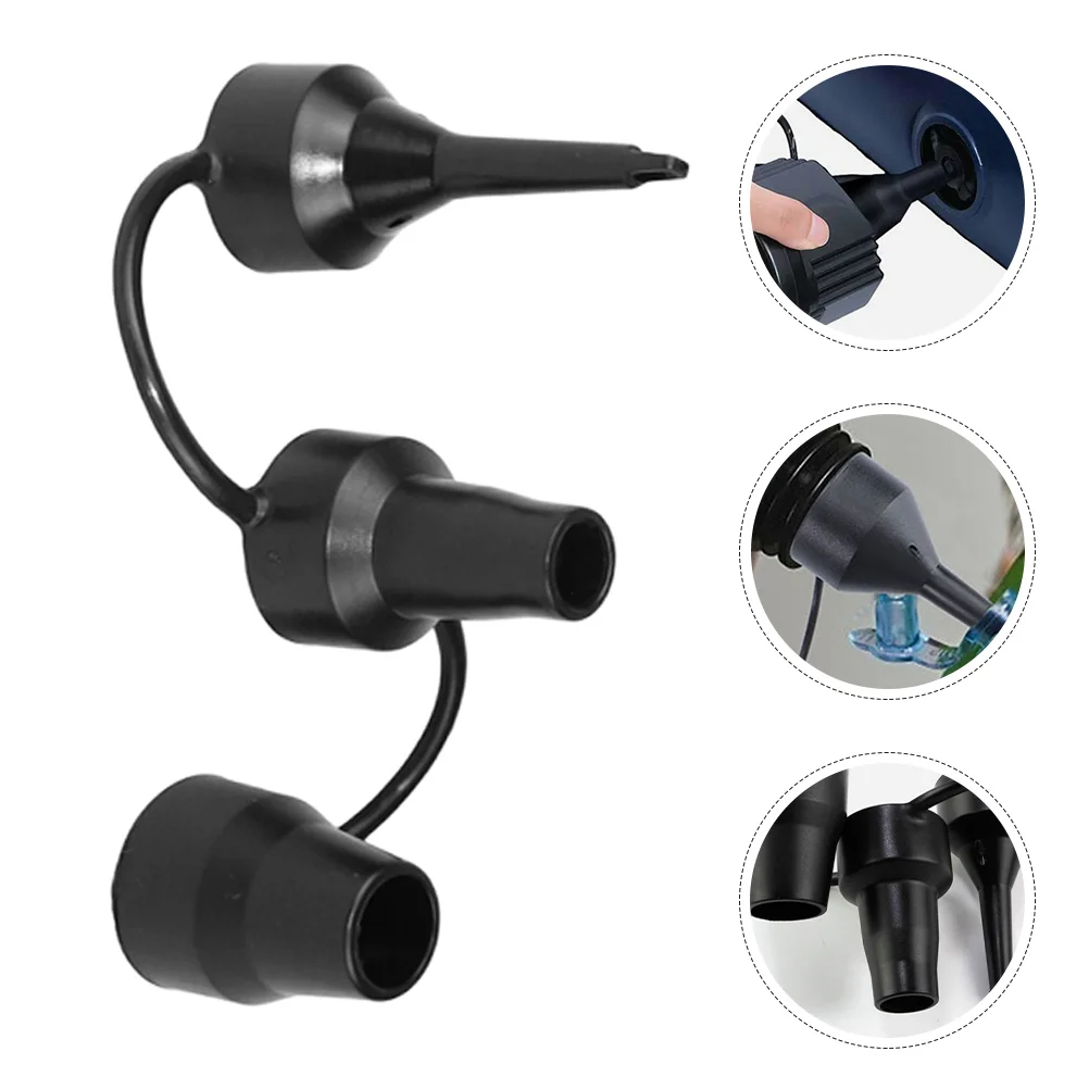 Gas Pump Air Nozzle Inflator Inflatable Bed Nozzles Black Mattress Beds