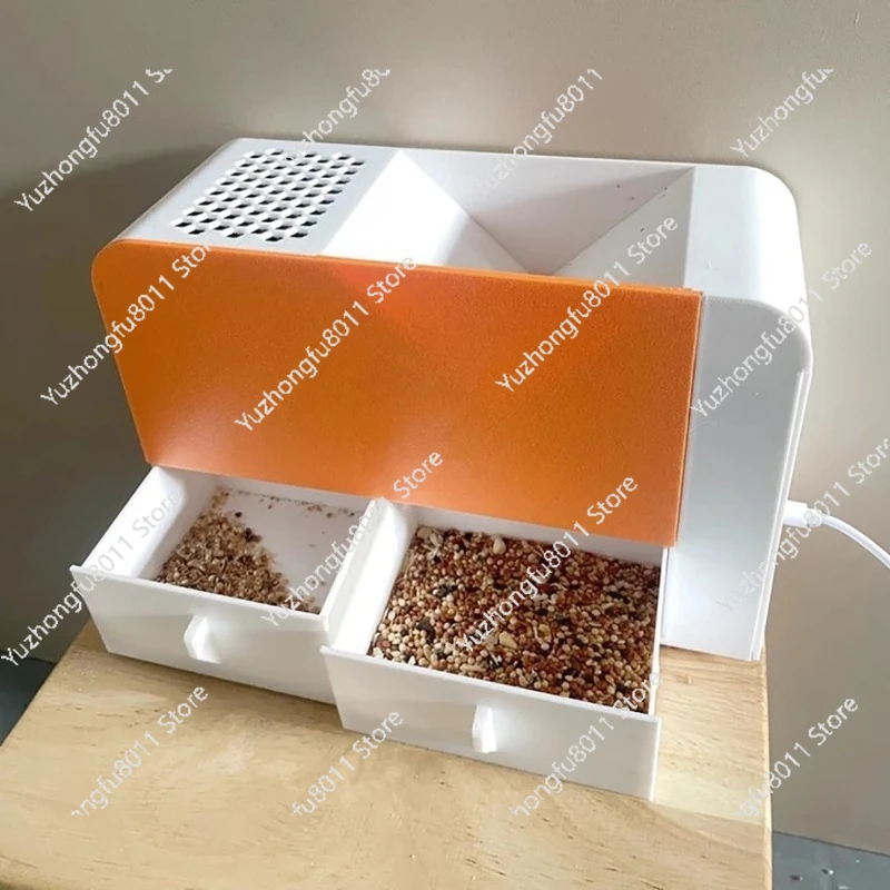 

Электрическая машина для очистки зерна и семян для птиц, DIY-устройство для очистки семян, воздуходувка для зерна и шелухи для домашнего использования