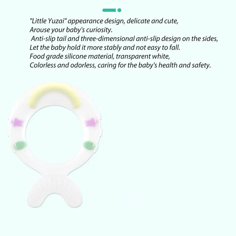 Silicone Teether Toys Kids Teether Toys For Teething Relief Easy To Grip Silicone Teether Nursing Teething Teethers For Children