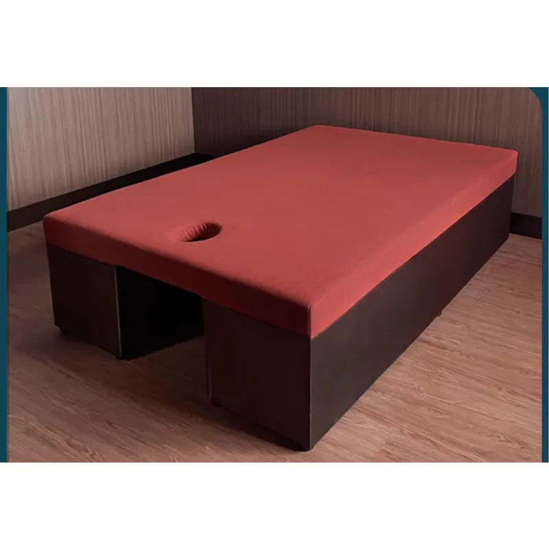 High-end Thai massage bed Solid wood spa massage treatment bed Beauty salon Face massage bed