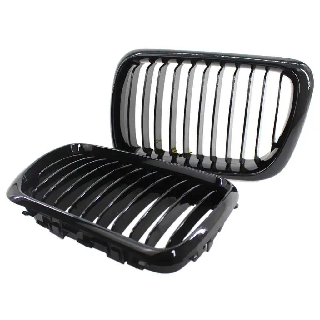 Glossy Black Front Grill Grille Refit for E36 3-Series 51138195152/52