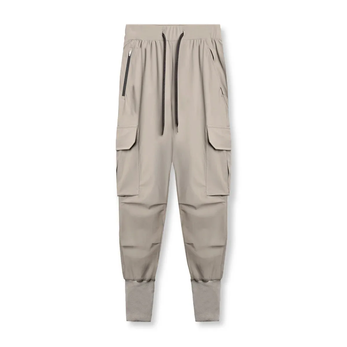 2024 New Men's Cargo Pants Summer Thin Loose Quick-Drying Elastic Leggings Running Training Sweatpants Casual Trend Trousers