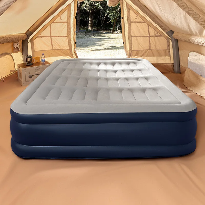 King Size Inflatable Air Bed Built-in Pump Home Bedroom Double Airbed 40cm 2026