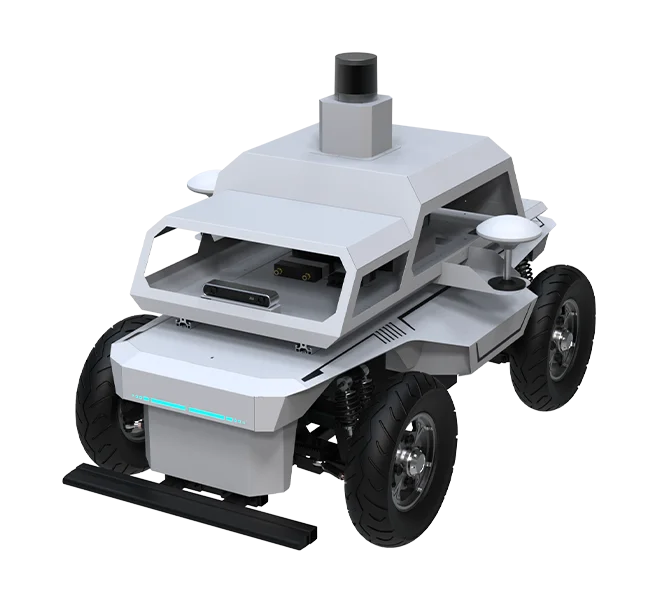 Autoware-Compatible Ackermann Mobile Robot for Academic R&D, Featuring All-Terrain SLAM & RTK Navigation