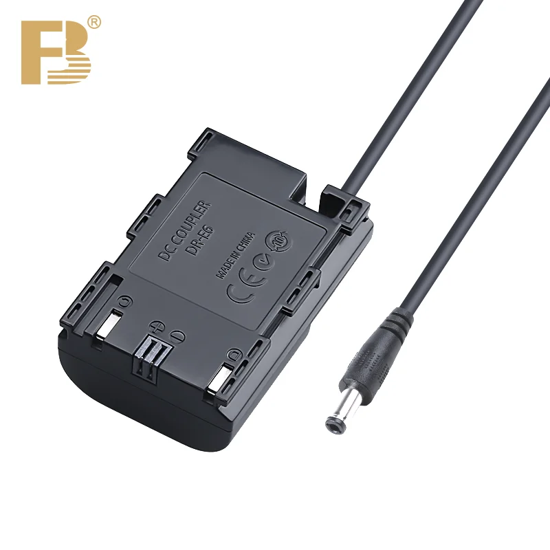 FB LP E6 Dummy Battery AC Power Adapter Camera External Power Supply Set for Canon EOS 5D4 5D3 5D2 7D2 6D2 90D 80D 70D 60D R5 R6