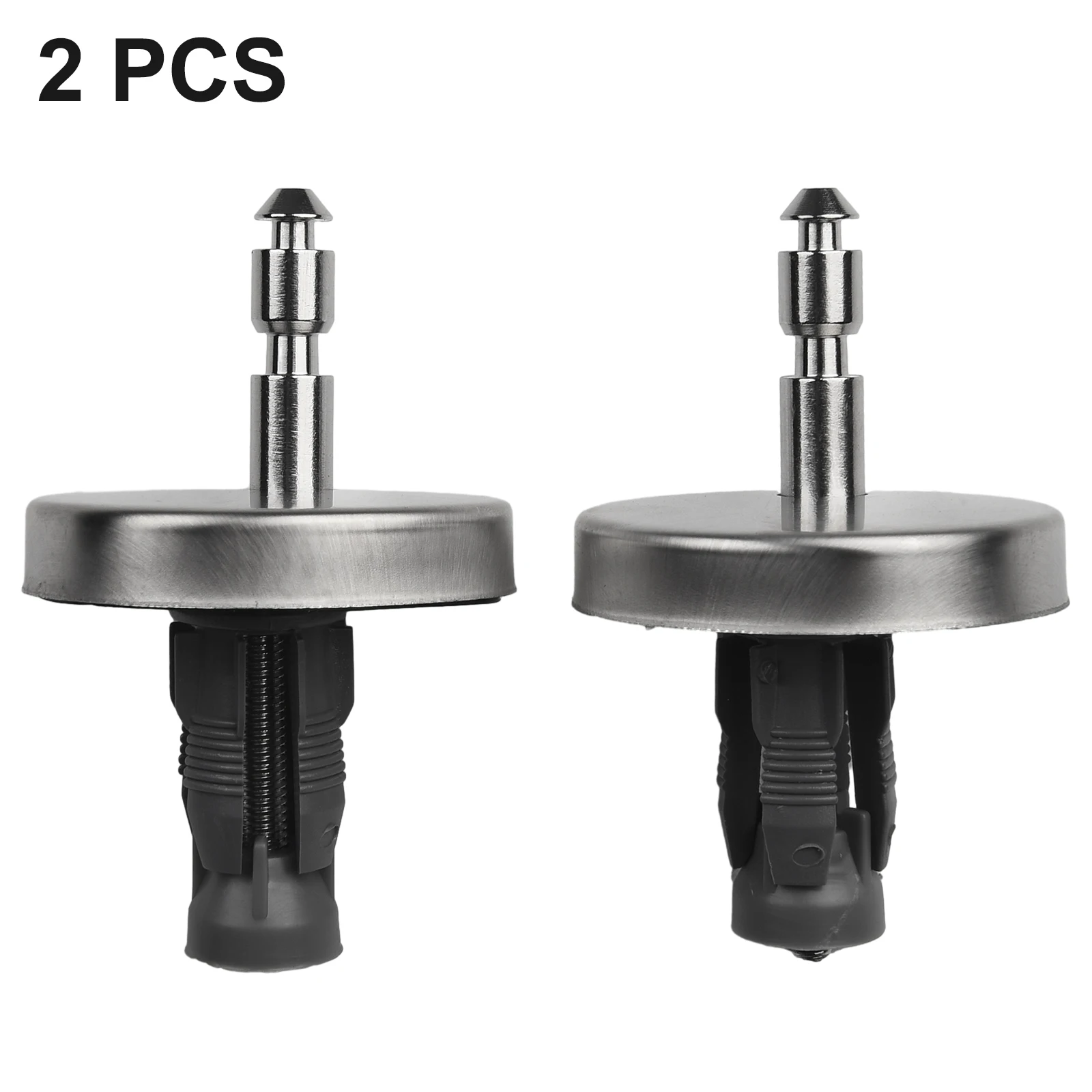 2PC 45mm Toilet Seat Hinge To Top Close Soft Release Quick Install Toilet Kit For Most Standard Toilet Seats With Top Fix Hinge