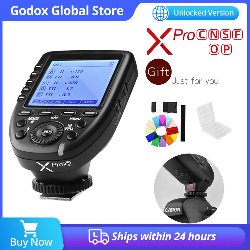 

Godox Xpro Trigger Xpro-C Xpro-N Xpro-S Xpro-F Xpro-O Xpro-P TTL Wireless Transmitter for Canon Nikon Sony Fuji Olympus Pentax