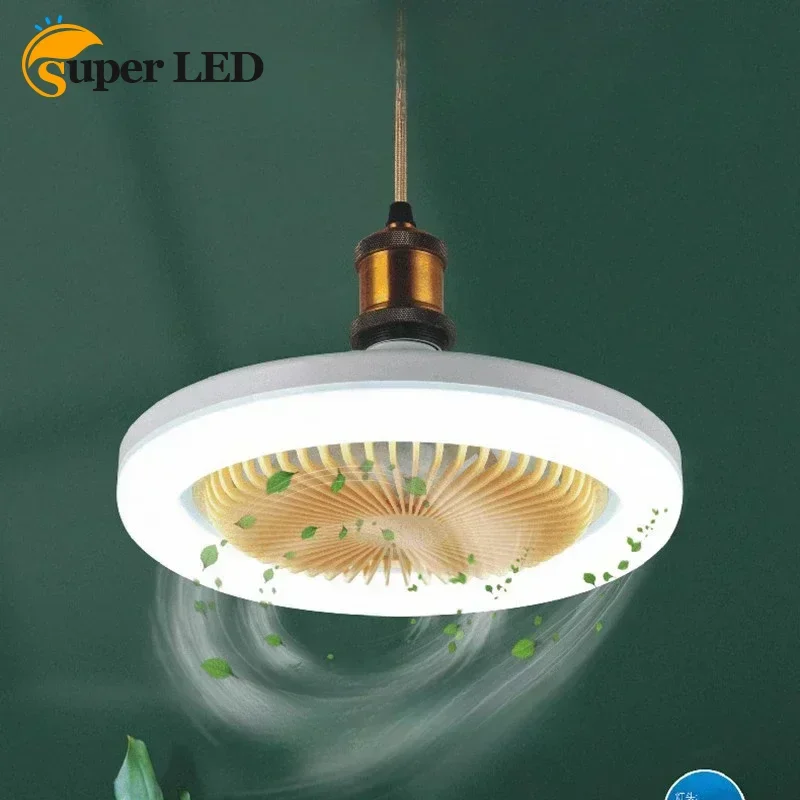 

Hot Fan Light with Remote Control LED Lights E27/B22 Bedroom Study Dormitory Fan Light Fan Ceiling Chandelier Mini Small Fan