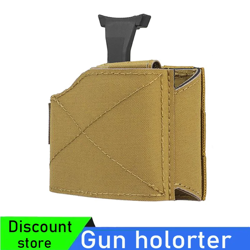 

Универсальный тактический кожаный кобур-подсумок MOLLE, легкий, регулируемый, быстросъемный, универсальный, с легкой конструкцией