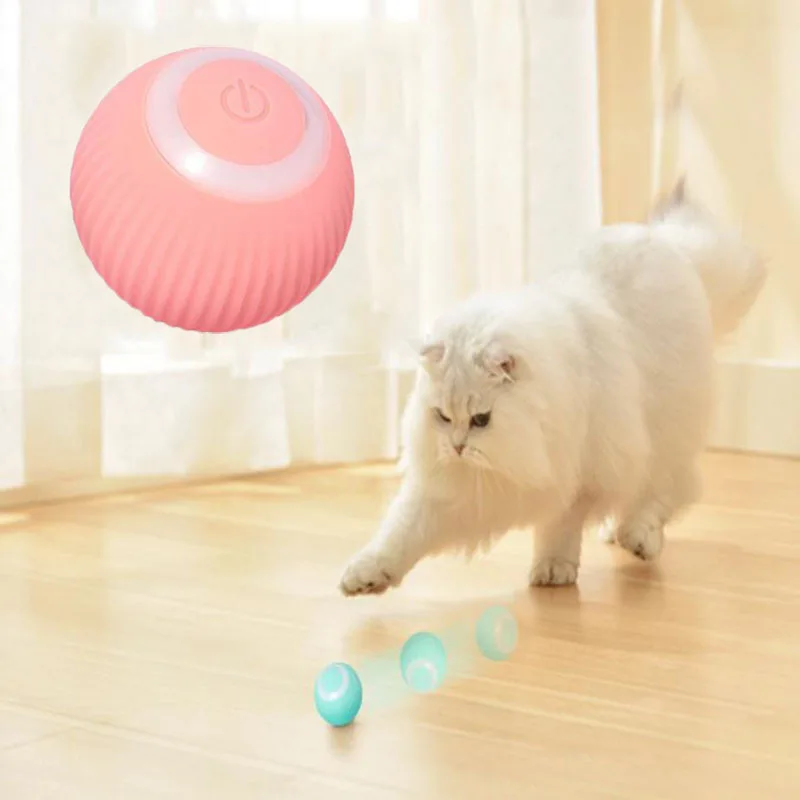 Automatic Entertainment for Cat for Hours and Endless Fun Kitten Toys Smart Exciting of T Rolling Ball Toys Indoor Amusement and