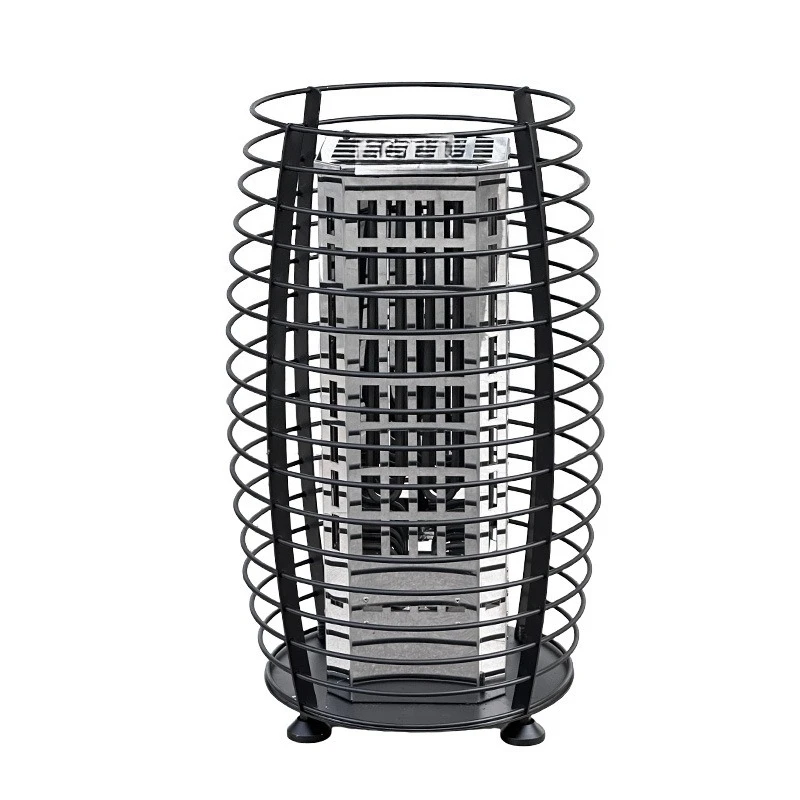 Round stainless steel sauna heater household electric heating sauna stove sauna sweat stove