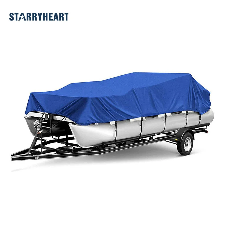 

Водонепроницаемый чехол для рыболовного понтонного катера 19 футов, чехол для надувной лодки-понтонника