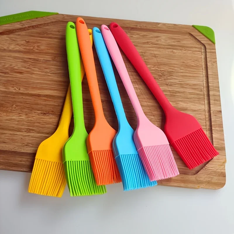 5/10/15/20PCS Random Color Silicone Spatulas Cream Spatula Cake Cream Scraper Baking Cake Tool Heat-resistant Seamless Scraper