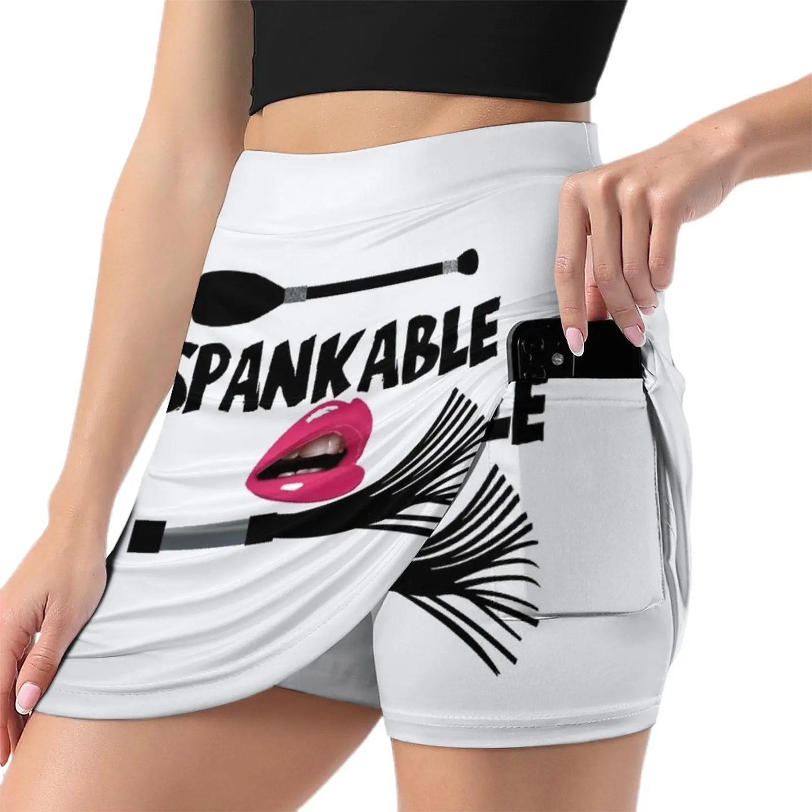 Spankable Spanking Kink Submissive Fetish Spank Me Light proof trouser skirt night club outfit clothes for women womans clothing